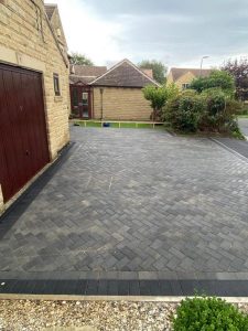 granite block paving steps channel drainage wakefield