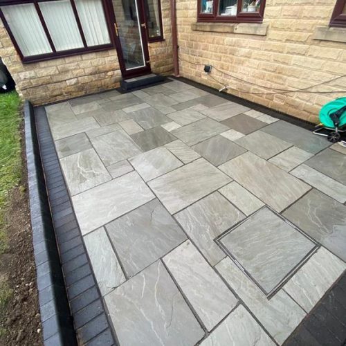 grey natural stone patio wakefield 07