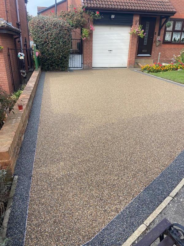 resin bound cappuccino uv resin darton barnsley