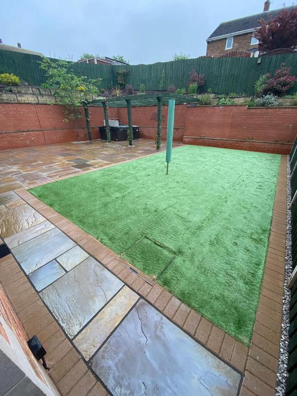 artificial grass natural stone barnsley 14