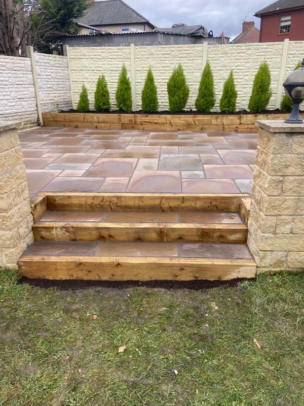 indian stone sleepers steps project castleford 04