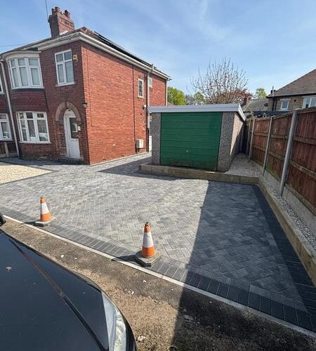 block paved driveway pontefract 06