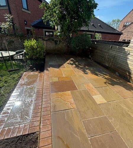 natural stone patio installed wakefield 13