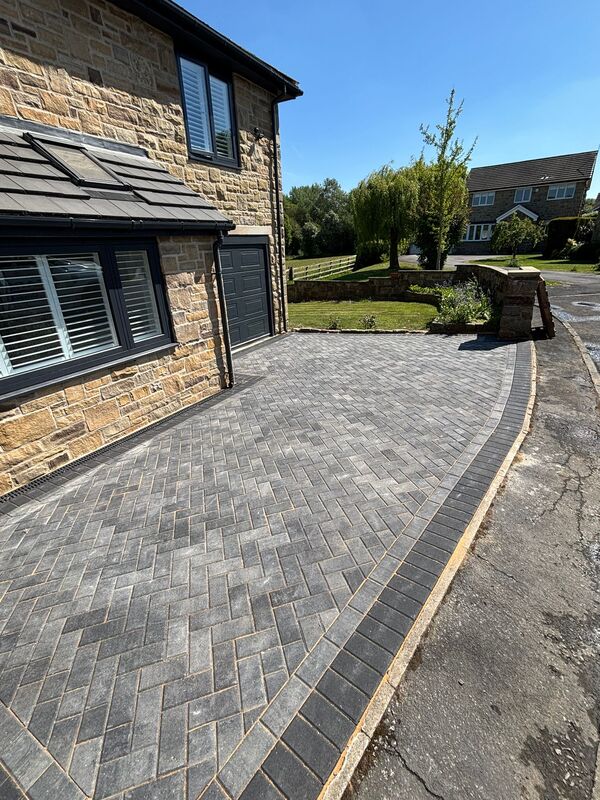 block paved driveway castleford 06