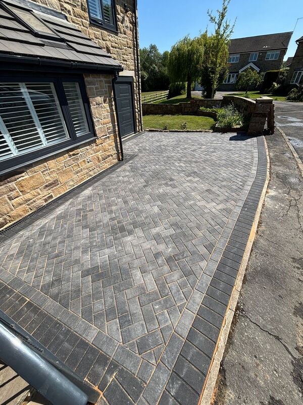 block paved driveway castleford 07