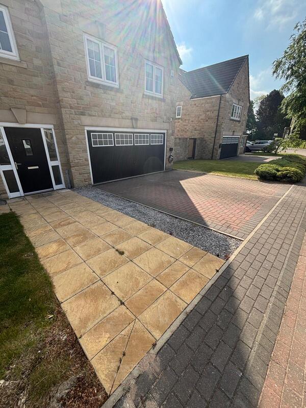 cobbled driveway penistone 04
