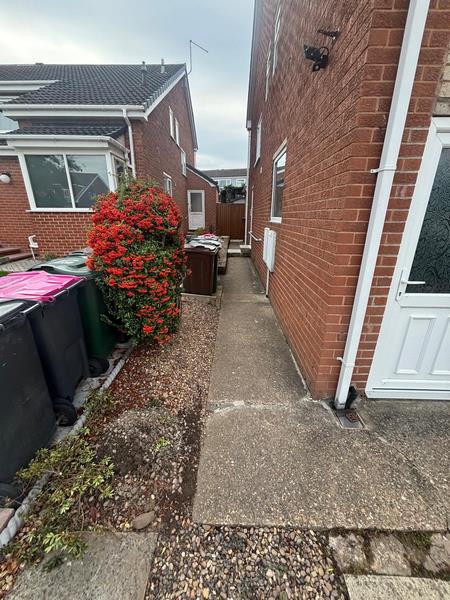 new fencing and premia 60 block paved driveway wath upon dearne rotherham 02