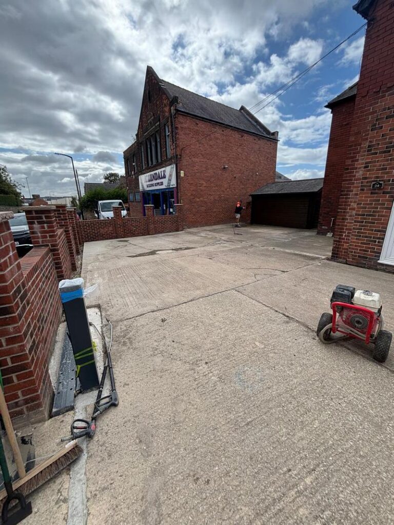 resin bound driveway with diamond pattern hoyland barnsley 03