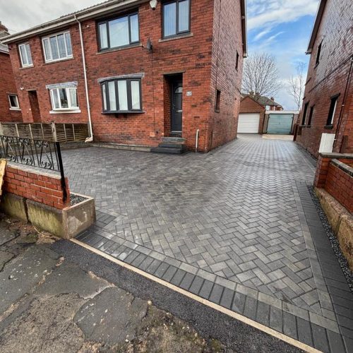 block paved driveway extension kexborough barnsley 4
