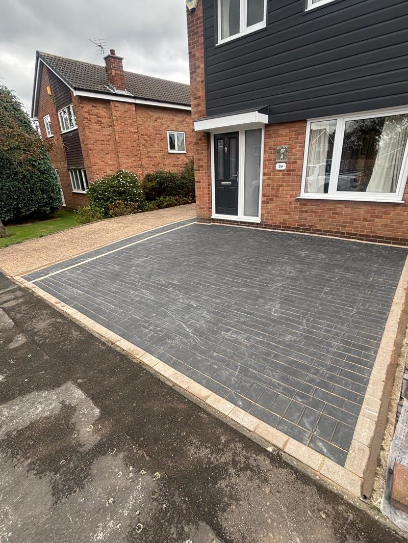 block paved driveway thorpe hesley rotherham 1