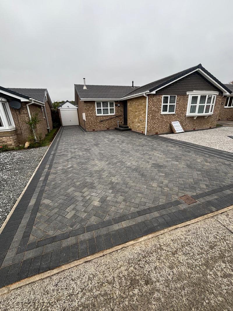 block paving gravel driveway royston 7