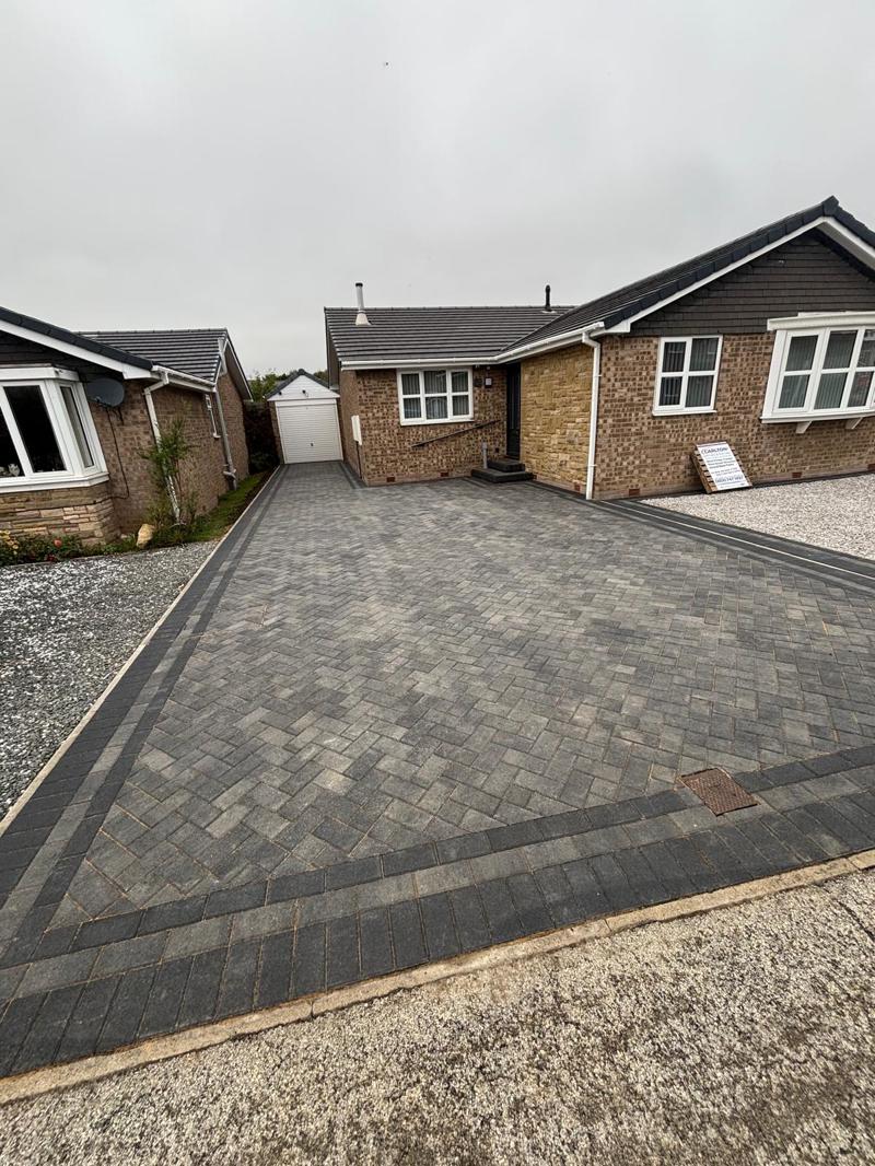 block paving gravel driveway royston 8