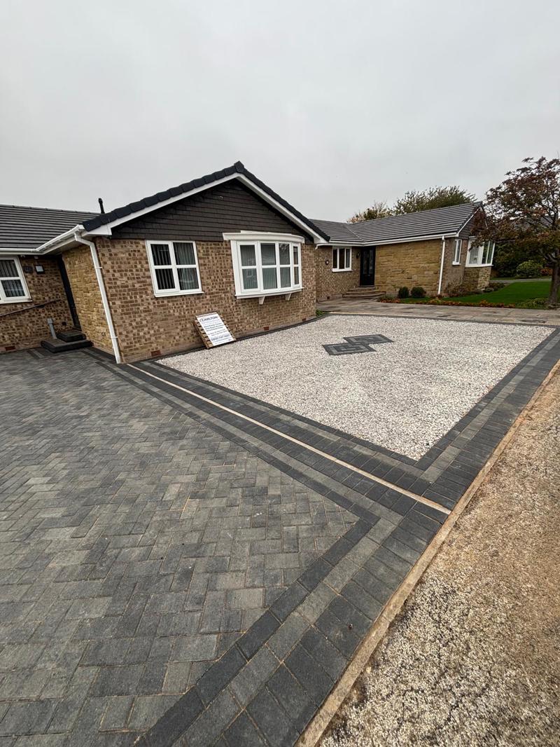 block paving gravel driveway royston 9